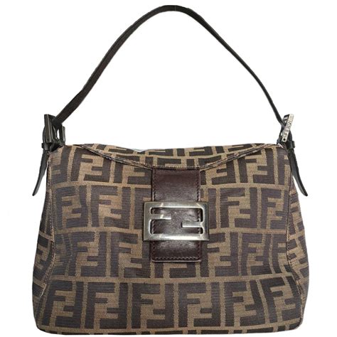 fendi ff monogram logo shoulder bag